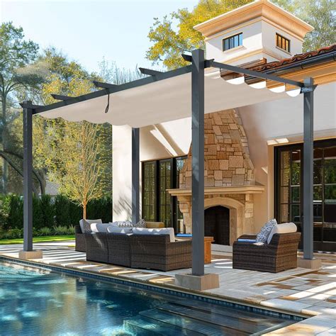 veikous pergola|retractable pergola home depot.